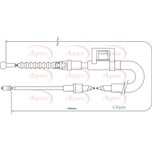 Apec Handbrake Cable Rear Left or Right CAB1408