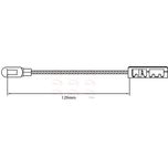 Apec Handbrake Cable Rear Left or Right CAB1487