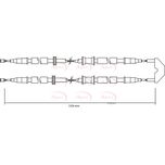 Apec Handbrake Cable CAB1498