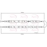 Apec Handbrake Cable Rear Left or Right CAB1502