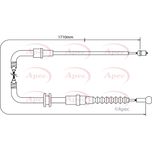 Apec Handbrake Cable Rear Left or Right CAB1517