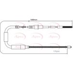 Apec Handbrake Cable Rear Left or Right CAB1525