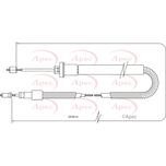 Apec Handbrake Cable Rear Right CAB1573