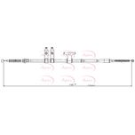 Apec Handbrake Cable Rear Right CAB1581