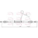 Apec Handbrake Cable Rear Right CAB1612
