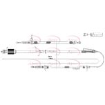 Apec Handbrake Cable Rear Left or Right CAB1659