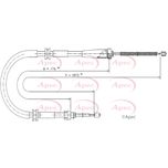 Apec Handbrake Cable Rear Left or Right CAB1682