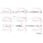 Apec Handbrake Cable Rear Right CAB1686
