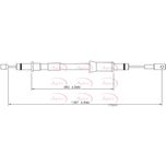 Apec Handbrake Cable Rear Left or Right CAB1746