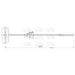 Apec Handbrake Cable Front CAB1835