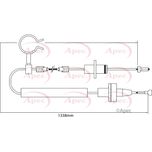 Apec Clutch Cable CAB5002