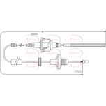 Apec Clutch Cable CAB5006