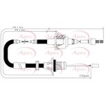 Apec Clutch Cable CAB5007
