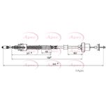 Apec Clutch Cable CAB5023