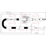 Apec Clutch Cable CAB5024