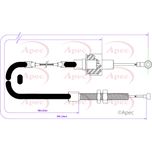 Apec Clutch Cable CAB5025