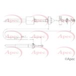 Apec Clutch Cable CAB5031