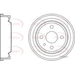 Apec Brake Drum Rear DRM9126