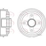 Apec Brake Drum Rear DRM9142