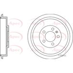 Apec Brake Drum Rear DRM9169