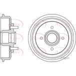 Apec Brake Drum Rear DRM9203