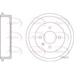 Apec Brake Drum Rear DRM9216