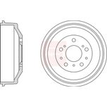 Apec Brake Drum Rear DRM9705