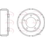 Apec Brake Drum Rear DRM9919