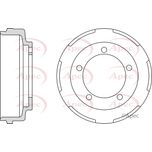 Apec Brake Drum Rear DRM9921