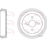 Apec Brake Drum Rear DRM9925
