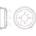 Apec Brake Drum Rear DRM9946