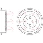Apec Brake Drum Rear DRM9976