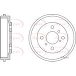 Apec Brake Drum Rear DRM9977