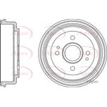 Apec Brake Drum Rear DRM9980