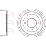 Apec Brake Drum Rear DRM9981