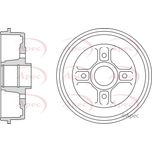 Apec Brake Drum Rear DRM9984