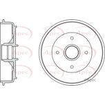 Apec Brake Drum Rear DRM9985