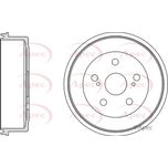 Apec Brake Drum Rear DRM9988