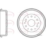 Apec Brake Drum Rear DRM9996