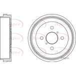 Apec Brake Drum Rear DRM9998