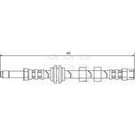 Apec Brake Hose Front HOS3016