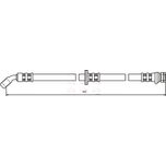 Apec Brake Hose Rear Right HOS3038