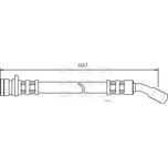 Apec Brake Hose Rear HOS3083