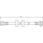 Apec Brake Hose Front HOS3126