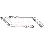 Apec Brake Hose Rear Right HOS3156
