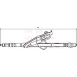 Apec Brake Hose Front Left HOS3292
