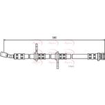 Apec Brake Hose Rear HOS3339