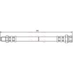 Apec Brake Hose Front Inner HOS3361