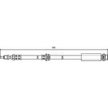 Apec Brake Hose Front HOS3396