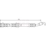 Apec Brake Hose Rear HOS3405